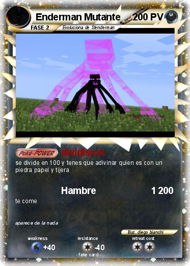 Pokemon Enderman Mutante