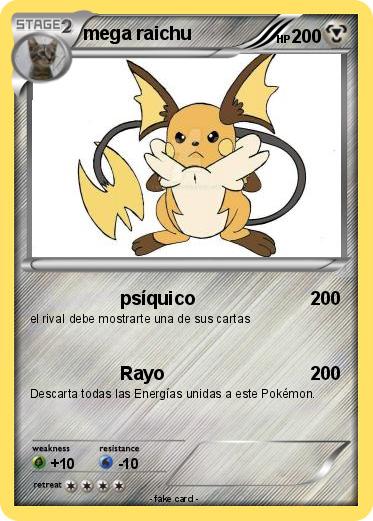 Pokemon mega raichu