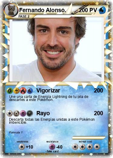 Pokemon Fernando Alonso.