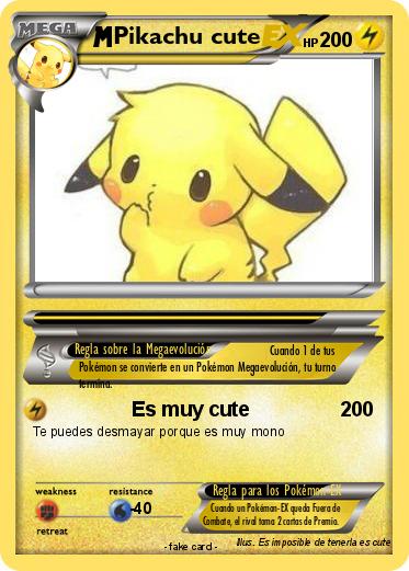 Pokemon Pikachu cute