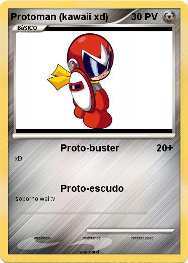 Pokemon Protoman (kawaii xd)
