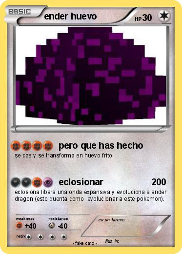 Pokemon ender huevo