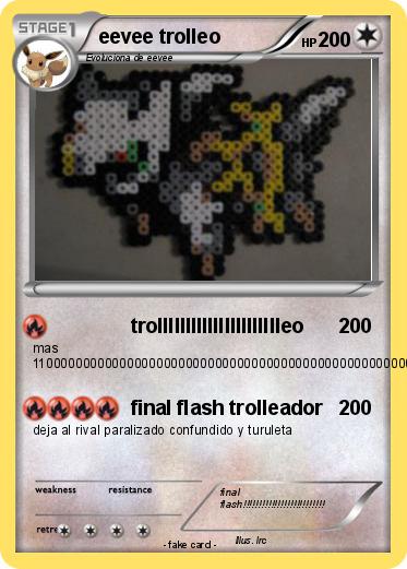 Pokemon eevee trolleo