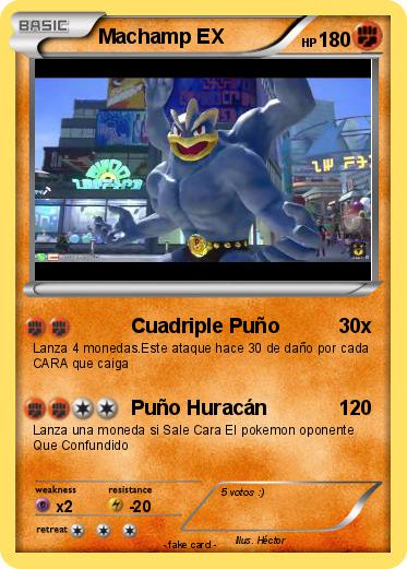 Pokemon Machamp EX