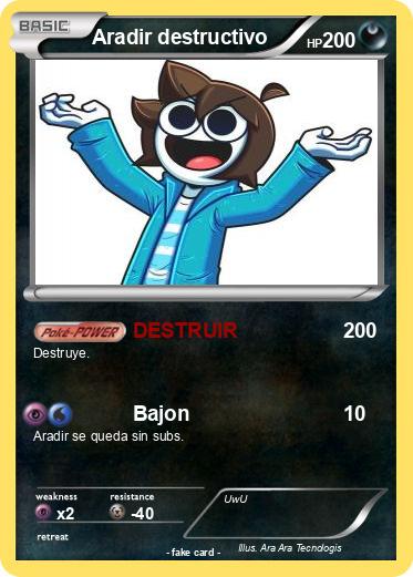 Pokemon Aradir destructivo