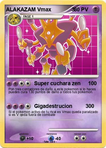 Pokemon ALAKAZAM Vmax              3