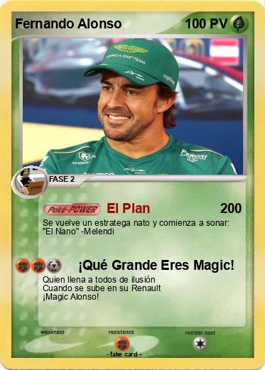 Pokemon Fernando Alonso