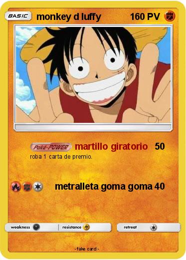 Pokemon monkey d luffy