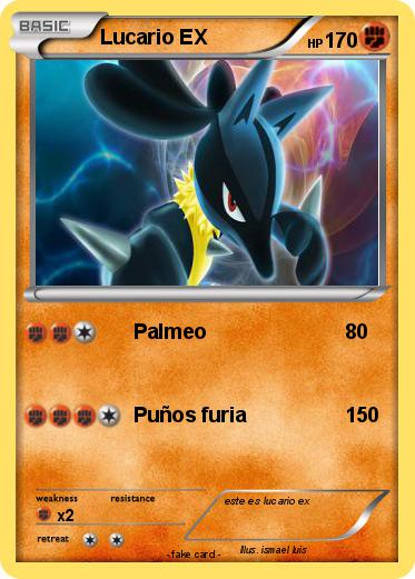 Pokemon Lucario EX