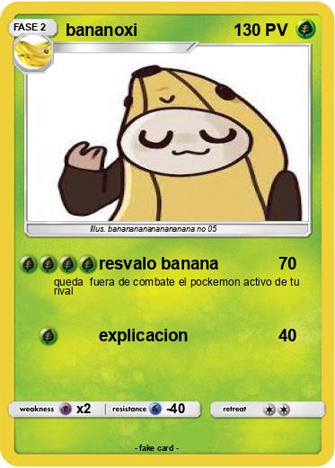 Pokemon bananoxi