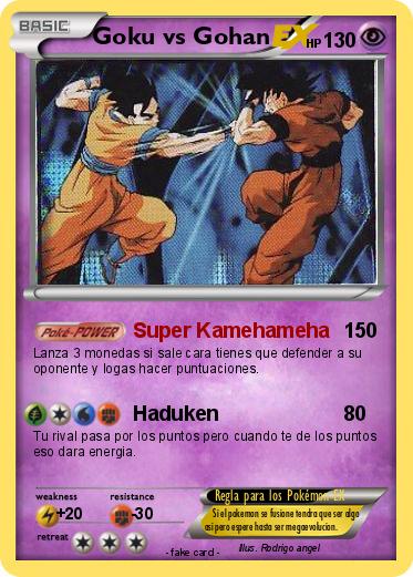 Pokemon Goku vs Gohan