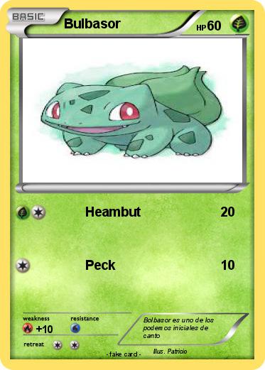Pokemon Bulbasor