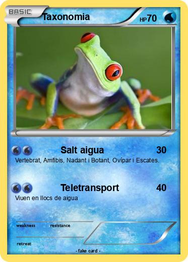 Pokemon Taxonomia