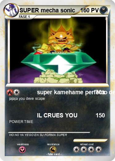 Pokemon SUPER mecha sonic