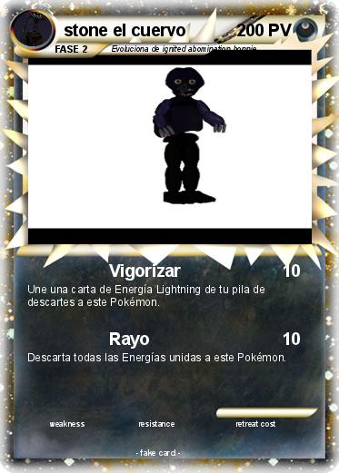 Pokemon stone el cuervo