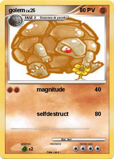 Pokemon golem