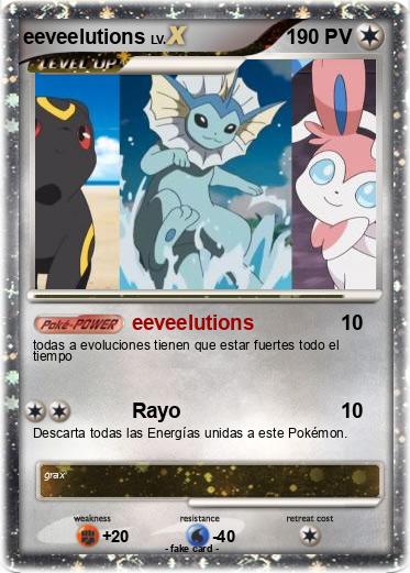 Pokemon eeveelutions