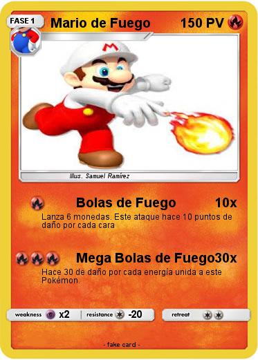 Pokemon Mario de Fuego