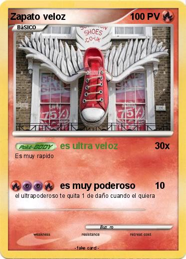 Pokemon Zapato veloz