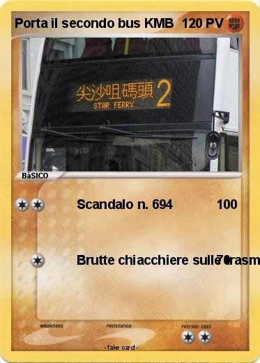 Pokemon Porta il secondo bus KMB