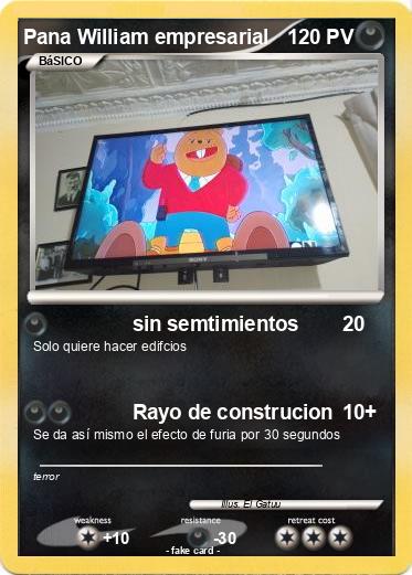 Pokemon Pana William empresarial