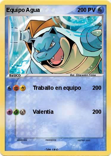 Pokemon Equipo Agua