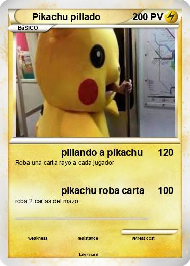 Pokemon Pikachu pillado