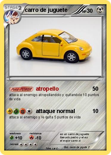 Pokemon carro de juguete