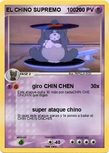 Pokemon EL CHINO SUPREMO    100200