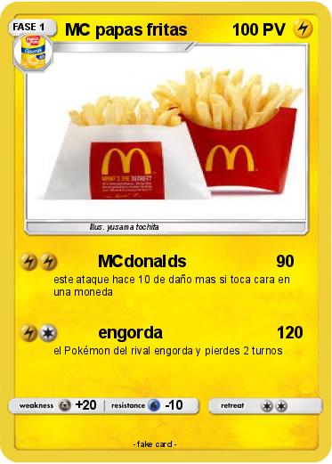 Pokemon MC papas fritas