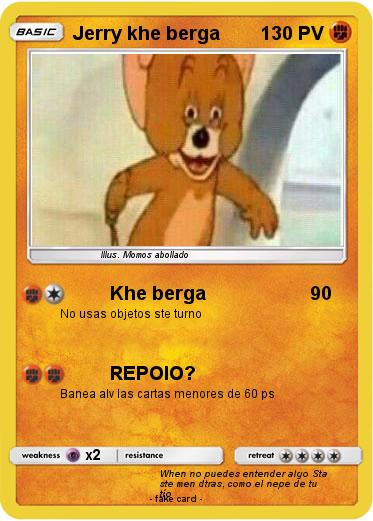 Pokemon Jerry khe berga
