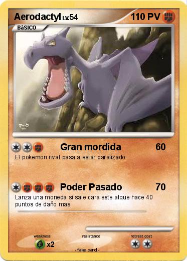 Pokemon Aerodactyl