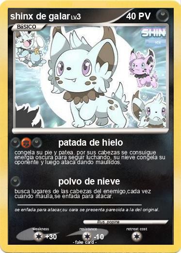 Pokemon shinx de galar