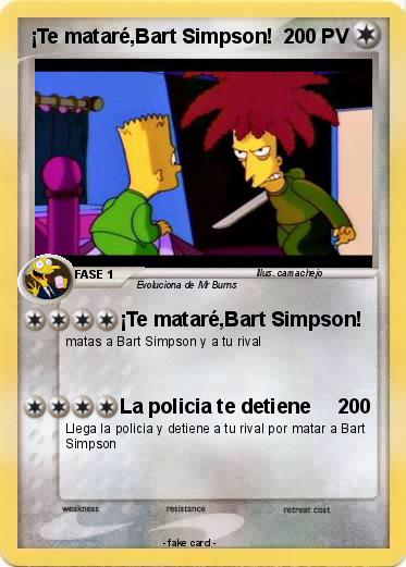 Pokemon ¡Te mataré,Bart Simpson!