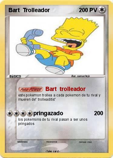 Pokemon Bart  Trolleador