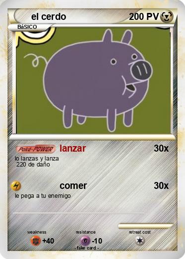 Pokemon el cerdo