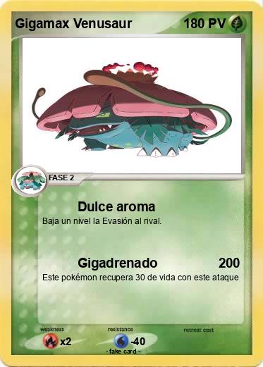 Pokemon Gigamax Venusaur