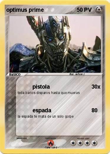 Pokemon optimus prime