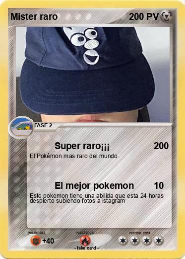Pokemon Mister raro