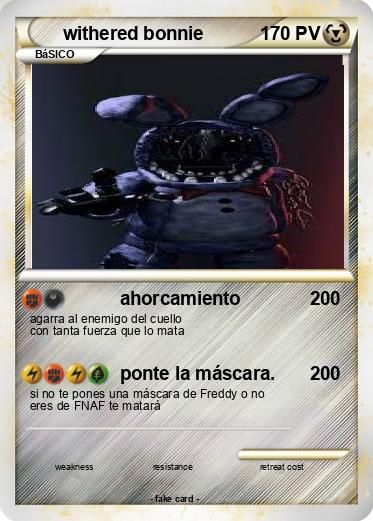 Pokemon withered bonnie