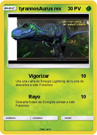 Pokemon tyrannosAurus rex