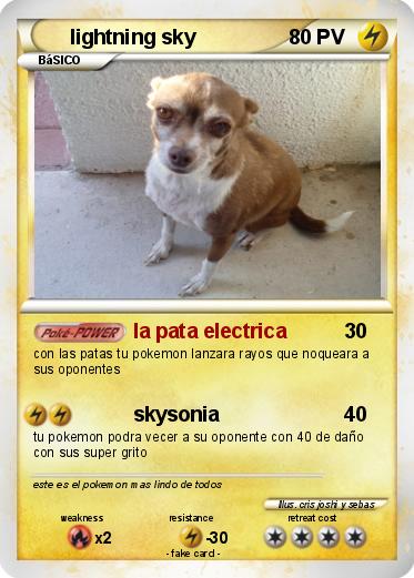 Pokemon lightning sky
