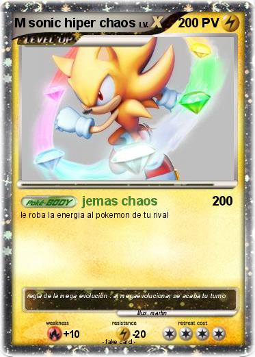 Pokemon M sonic hiper chaos