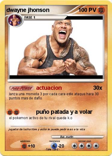Pokemon dwayne jhonson