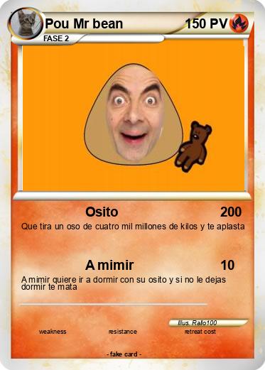 Pokemon Pou Mr bean