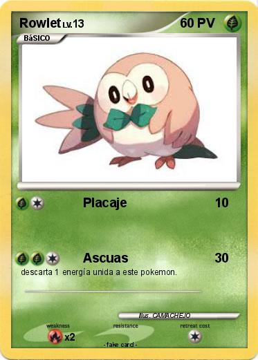 Pokemon Rowlet