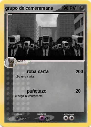 Pokemon grupo de cameramans