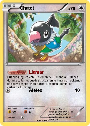 Pokemon Chatot