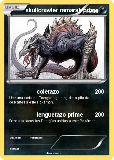 Pokemon skullcrawler ramarak prime