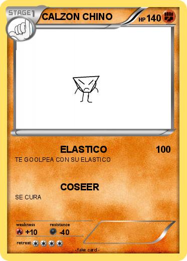 Pokemon CALZON CHINO